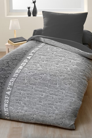 Juego de nórdico Newspaper - Gris