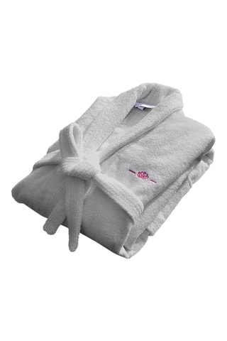 2 Badjassen Toi & Moi - Lichtgrijs - Maat L en XL