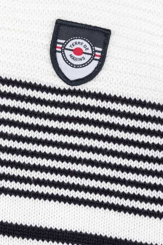 Jersey Ublo - Blanco y azul marino 