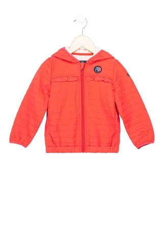 Chaqueta con capucha Malie - Coral