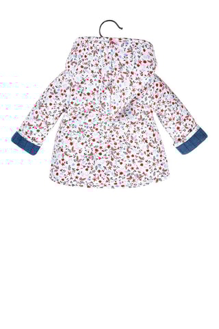 Chaqueta con capucha reversible Zeima - Azul y blanco