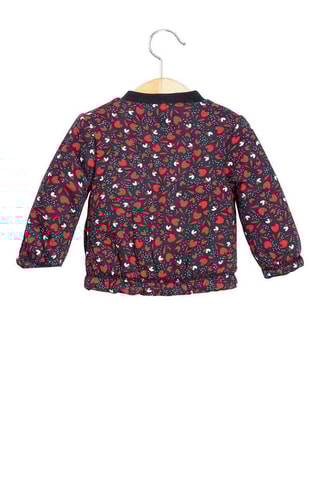 Chaqueta acolchada reversible Evoriaz - Azul marino