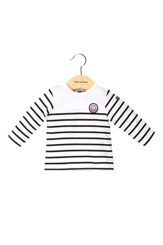 Camiseta Unilou - Blanco y azul marino