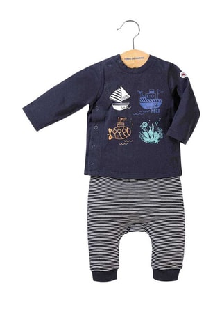 Peto y camiseta Dimaro - Azul