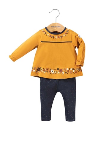 Túnica y leggings Choupina - Amarillo