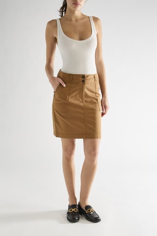 Falda recta Balye - Camel