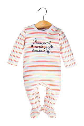 Pelele Panema - Blanco y naranja