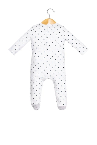 Pelele Pazane - Blanco y azul marino