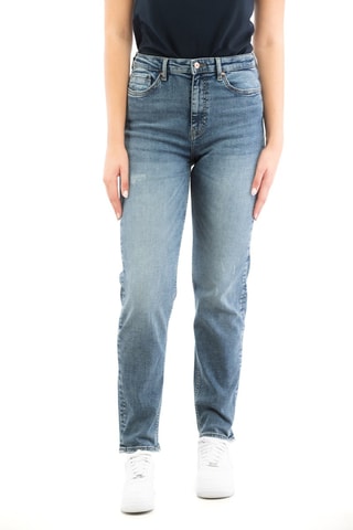 Calças de ganga slim - Azul-claro - Azul