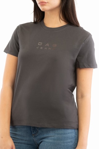 T-shirt slim - Cinzento - Cinzento-escuro