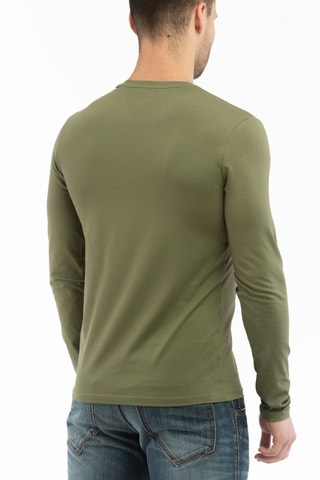 T-shirt - Verde-azeitona - Verde