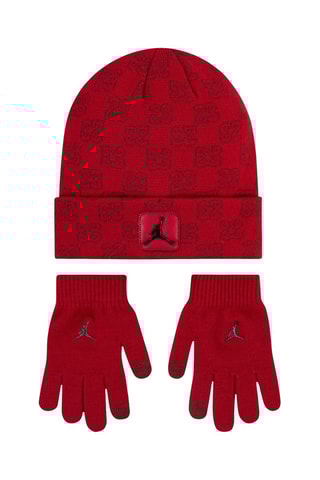 Bonnet et gants - Rouge