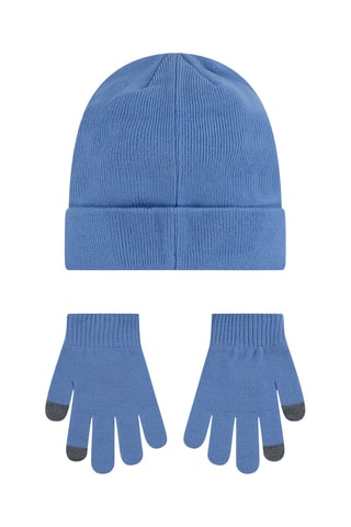 Bonnet et gants - Bleu clair
