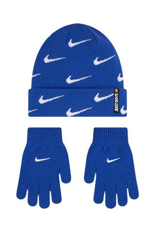 Bonnet et gants - Bleu cobalt