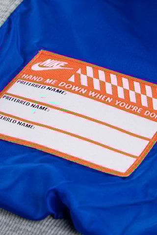 Veste trompe-l'œil polaire à capuche - Bleu électrique