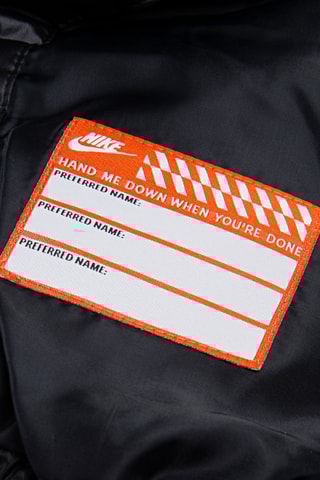 Doudoune à capuche - Noir et blanc