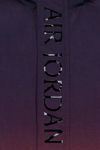 Doudoune à capuche tie and dye - Noir