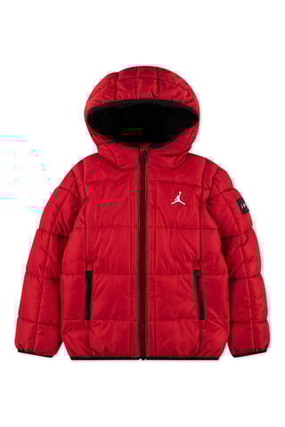 Doudoune à capuche - Rouge