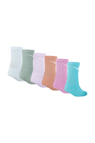 6 paires de chaussettes - Turquoise et ciel