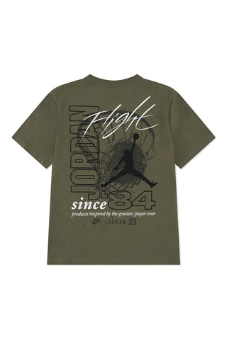 T-shirt - Kaki et blanc