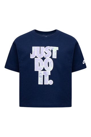 T-shirt Club Boxy - Bleu marine - Nike