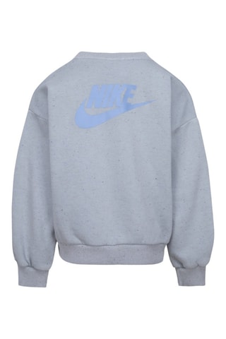 Sweat molletonné - Gris et ciel