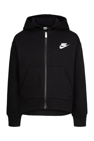 Sweat polaire à capuche - Noir