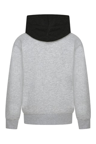Sweat à capuche - Gris clair chiné