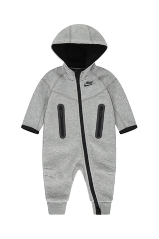 Combinaison polaire à capuche - Gris chiné