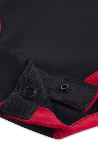 3 bodys - Rouge et gris chiné