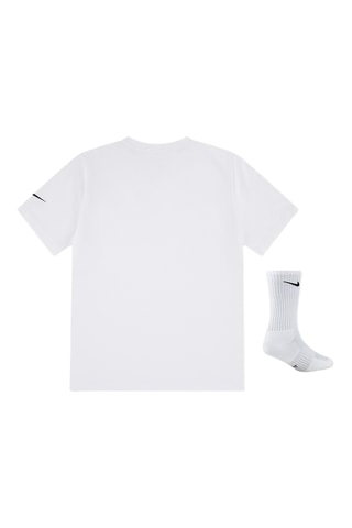 T-shirt et chaussettes - Blanc