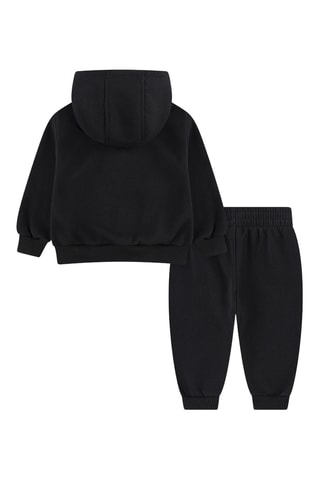 Sweat à capuche et pantalon polaires - Noir