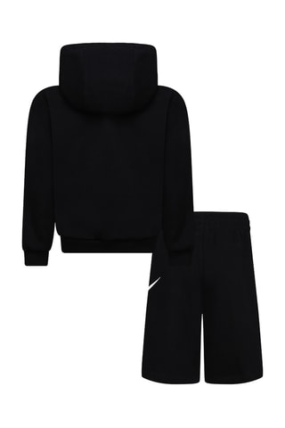 Sweat à capuche et short - Noir et blanc