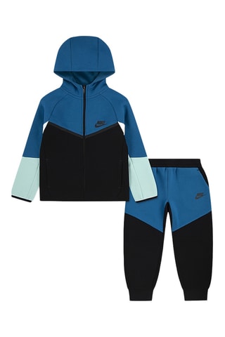 Veste à capuche et pantalon polaires - Noir