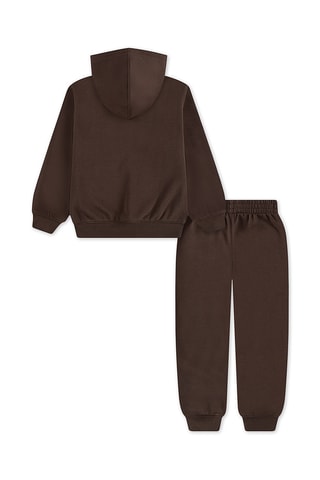 Sweat à capuche et pantalon - Marron foncé