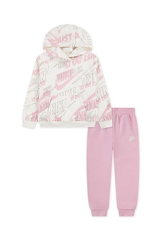 Sweat à capuche et pantalon - Rose