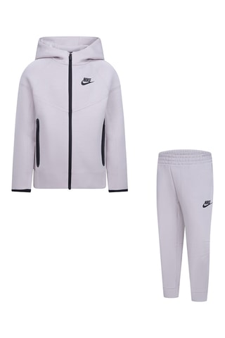 Veste à capuche et pantalon - Mauve