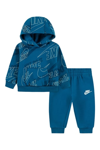 Sweat à capuche et pantalon polaires - Bleu