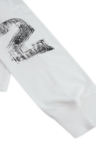 T-shirt et salopette - Marron et blanc