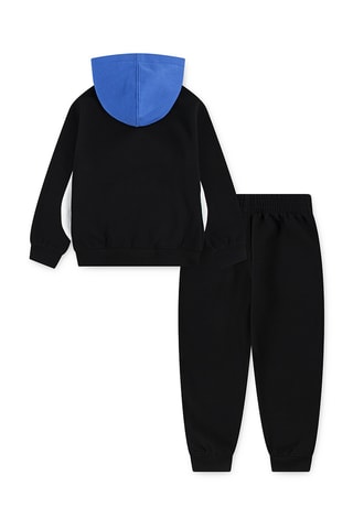 Sweat à capuche et pantalon - Noir et bleu roi