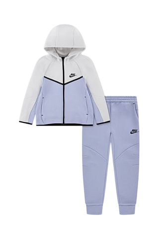 Sweat à capuche et pantalon polaires - Ciel