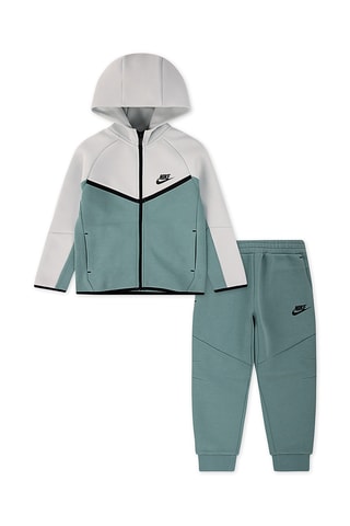 Sweat à capuche et pantalon polaires - Bleu canard