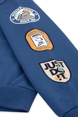 Sweat à capuche et pantalon polaires - Bleu