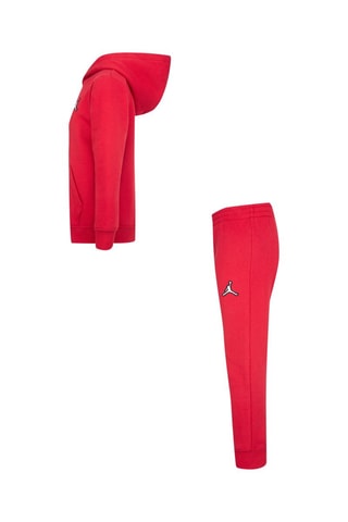 Sweat et pantalon molletonnés - Rouge