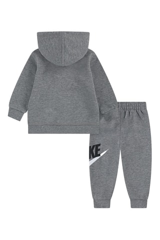Sweat à capuche et jogging - Gris chiné