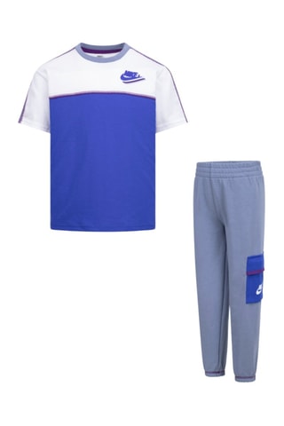 T-shirt et pantalon - Bleu cobalt et bleu roi
