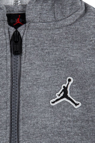 Sweat à capuche et pantalon molletonnés - Gris foncé chiné