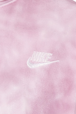 Sweat à capuche et pantalon en velours tie and dye - Rose