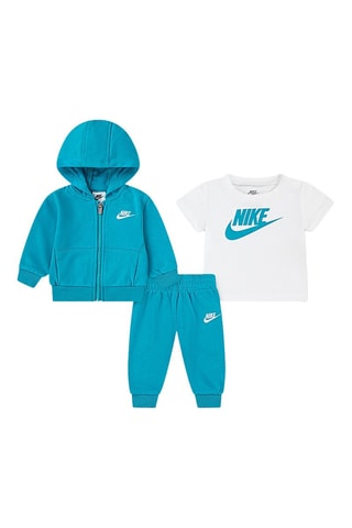 Ensemble 3 pièces - Turquoise et blanc