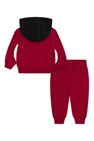 Sweat à capuche et pantalon polaires - Rouge